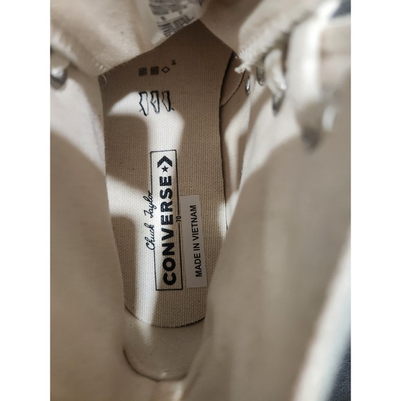 Converse Chuck Taylor All Star 70 High Top Pale Green Canvas Sneakers Size 7 - Picture 5 of 6